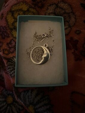 Preloved Tiffany & Co “Man in the Moon” Pendant